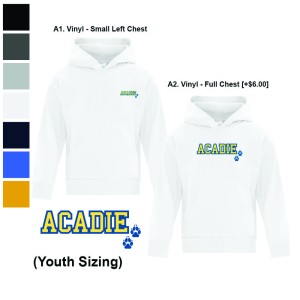 ACADIE - Pullover Youth Hoodie (ACADIE PAWS)